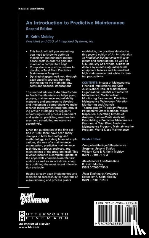 Mobley, R. Keith - An Introduction to Predictive Maintenance