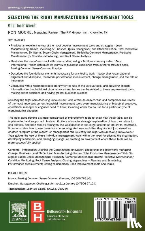 Moore, Ron (Ron Moore - Selecting the Right Manufacturing Improvement Tools