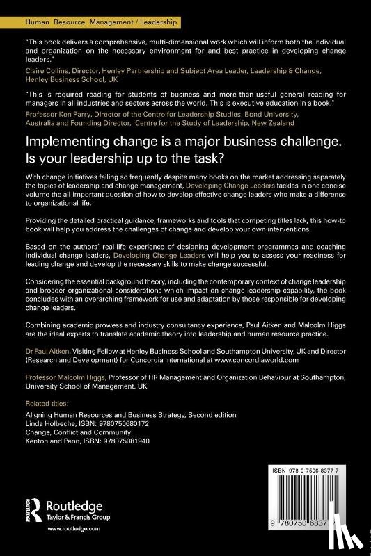 Aitken, Paul, Higgs, Malcolm - Developing Change Leaders