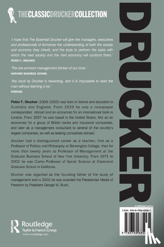Drucker, Peter - The Essential Drucker