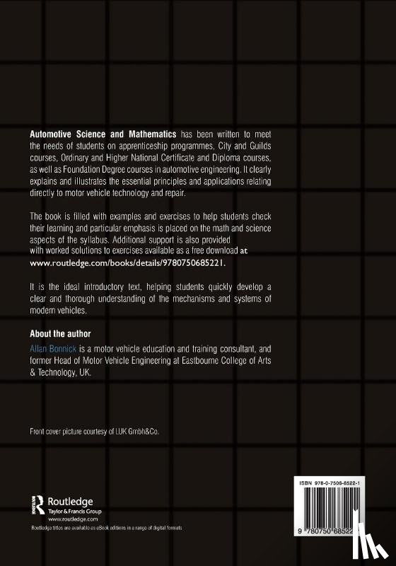 Bonnick, Allan - Automotive Science and Mathematics