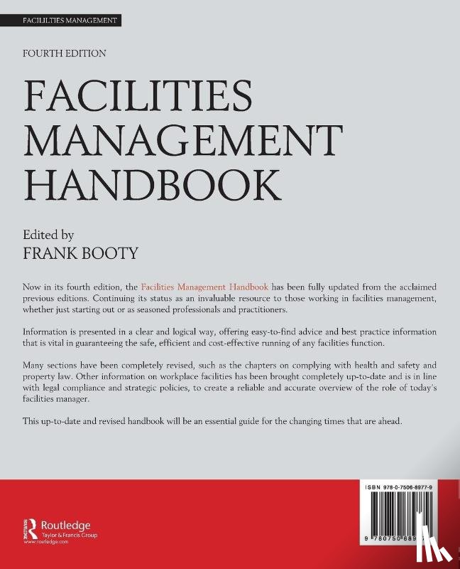 Booty, Frank - Facilities Management Handbook