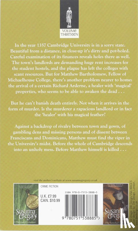 Gregory, Susanna - To Kill Or Cure