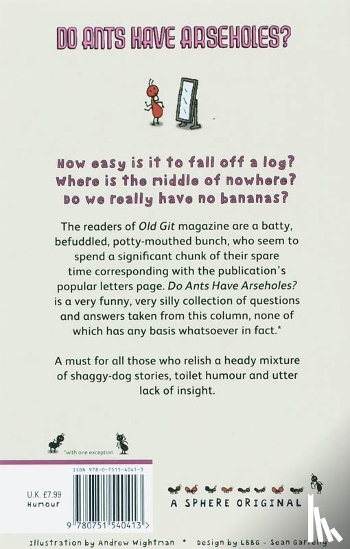 Butler, Jon, Vincent, Bruno - Do Ants Have Arseholes?