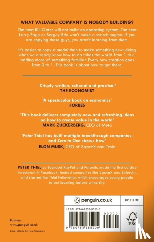 Masters, Blake, Thiel, Peter - Zero to One