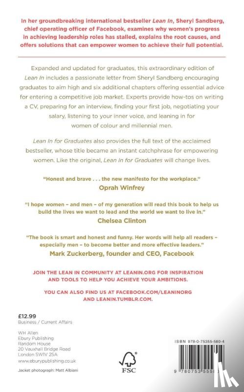 Sandberg, Sheryl - Lean In: For Graduates