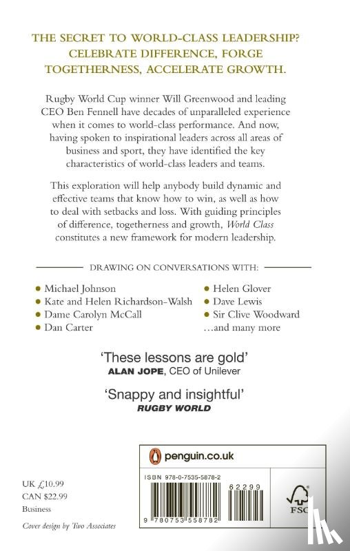 Fennell, Ben, Greenwood, Will - World Class