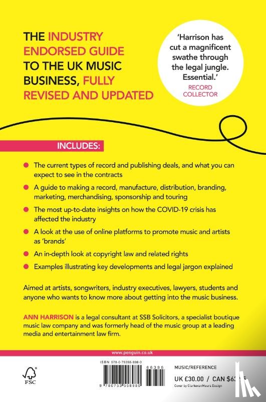 Harrison, Ann - Music: The Business (8th edition)