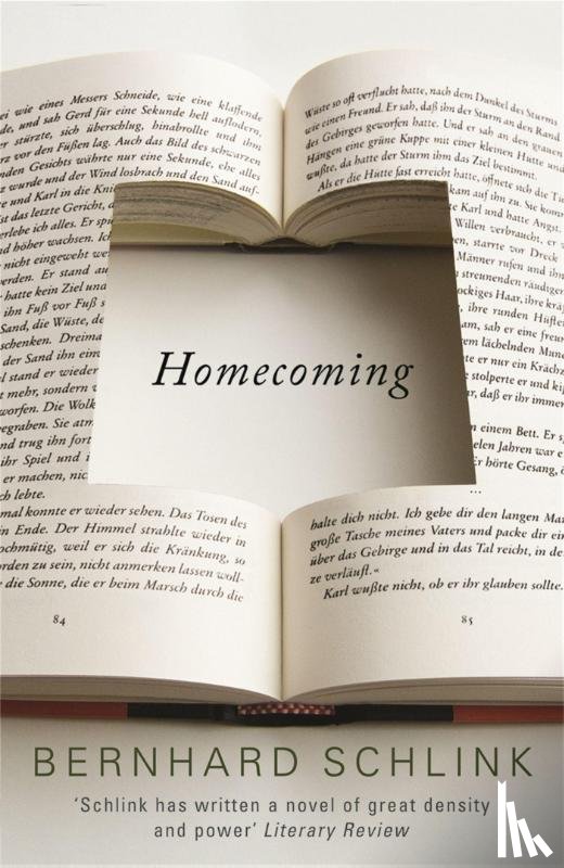 Schlink, Prof Bernhard - Homecoming
