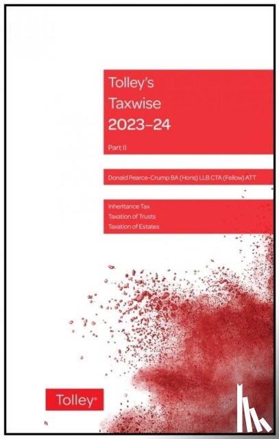 Pearce-Crump, Donald (Tax Director and Lecturer - Tolley's Taxwise II 2023-24