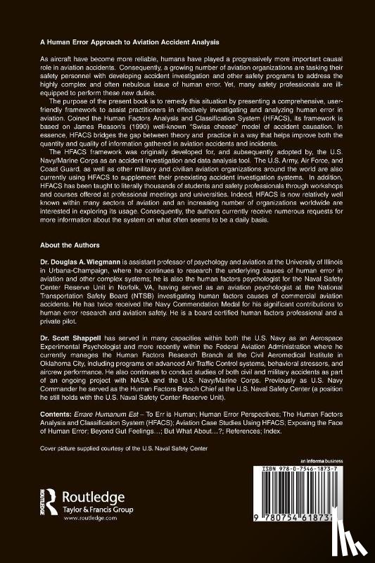 Wiegmann, Douglas A., Shappell, Scott A. - A Human Error Approach to Aviation Accident Analysis