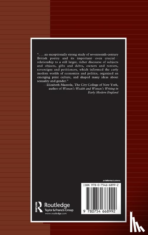 Hammons, Pamela S. - Gender, Sexuality, and Material Objects in English Renaissance Verse
