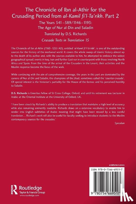  - The Chronicle of Ibn al-Athir for the Crusading Period from al-Kamil fi'l-Ta'rikh. Part 2