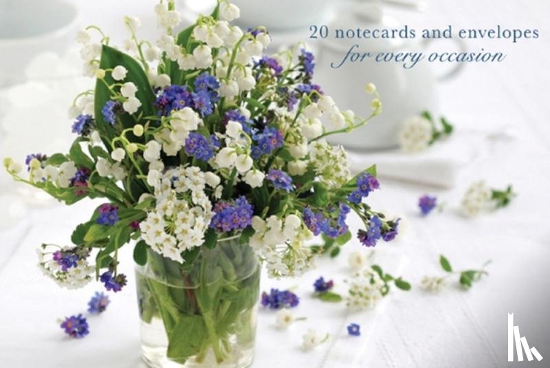 Peony Press - Card Box of 20 Notecards and Envelopes: Forget-me-nots