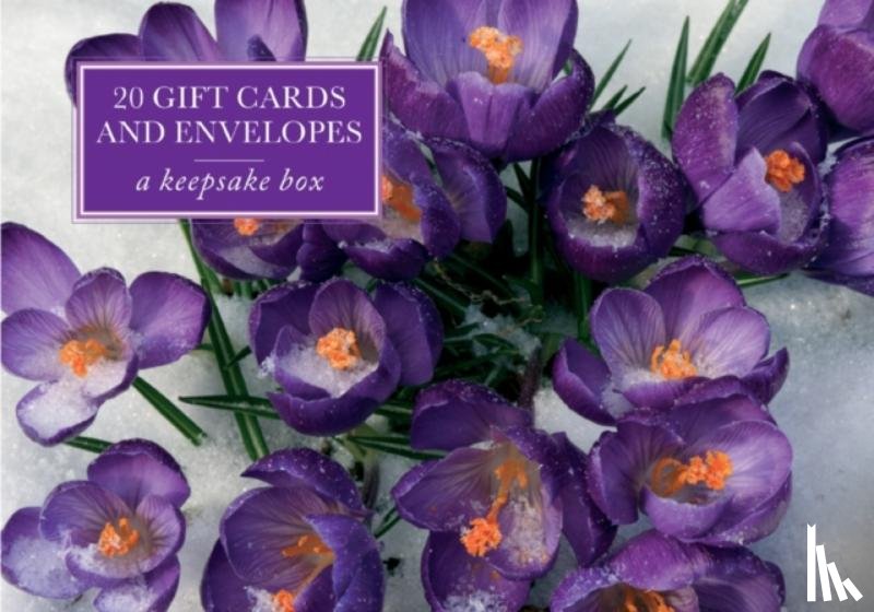 Peony Press - Tin Box of 20 Gift Cards and Envelopes: Crocus