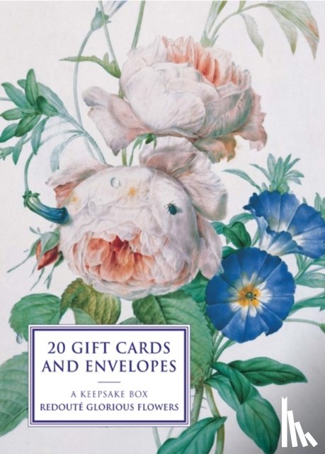 Peony Press - Tin Box of 20 Gift Cards and Envelopes: Redoute Glorious Flowers