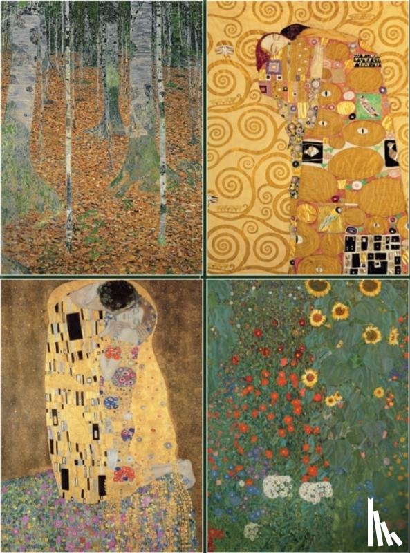  - Set of Four Magnetic Notepads: KLIMT