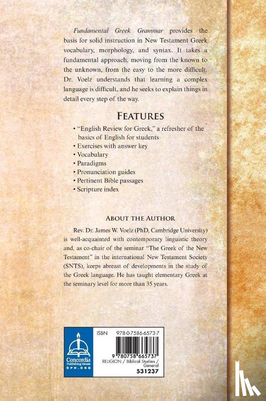 Voelz, James - Fundamental Greek Grammar - 4th Revised Edition