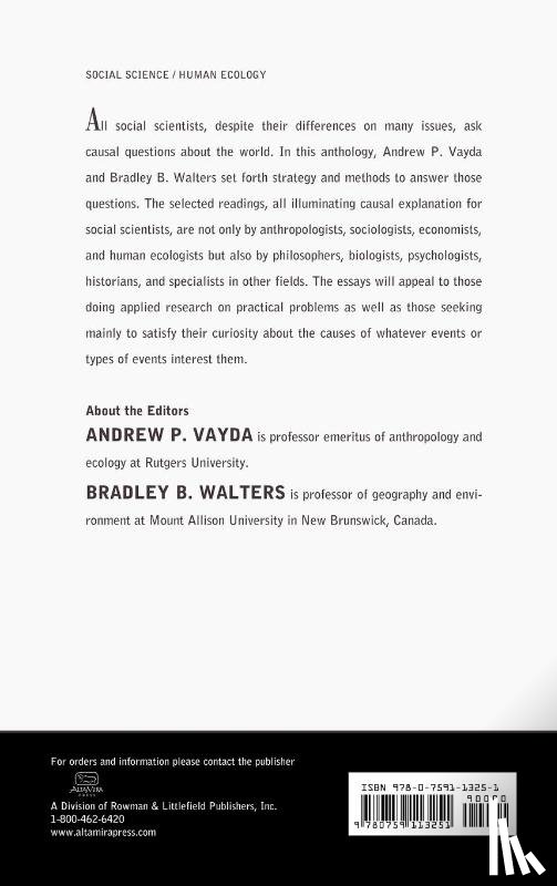  - Causal Explanation for Social Scientists