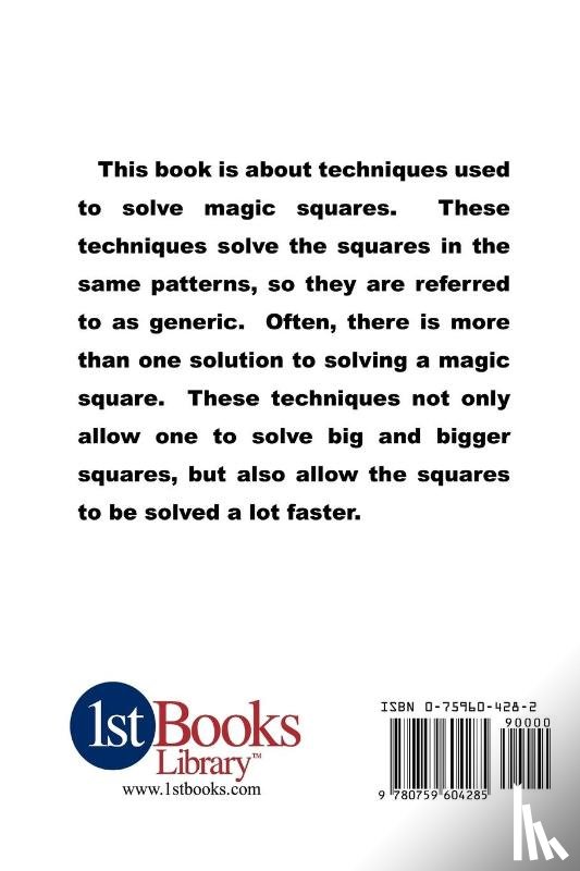 Simpson, Donald C. - Solving Magic Squares