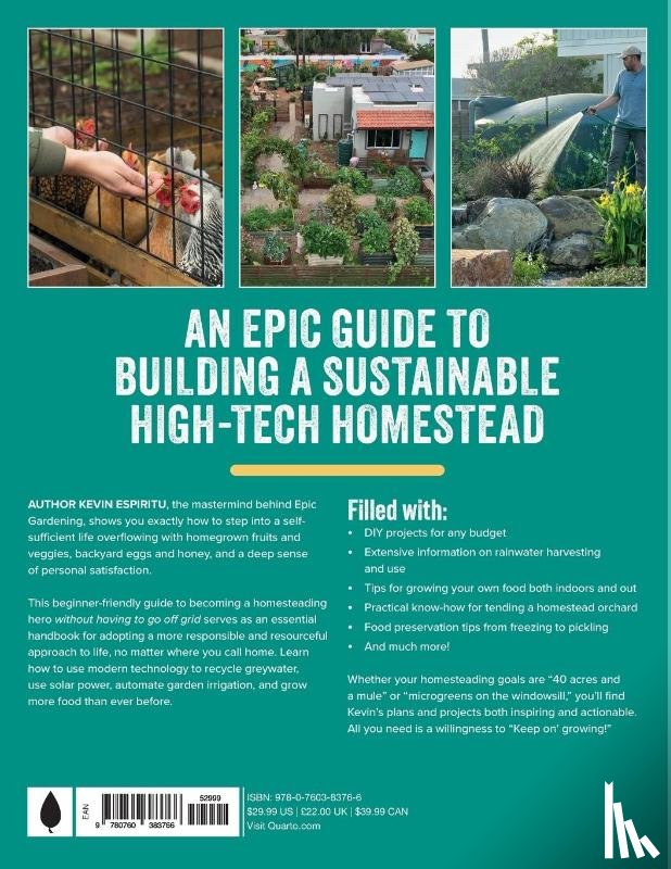 Espiritu, Kevin - Epic Homesteading