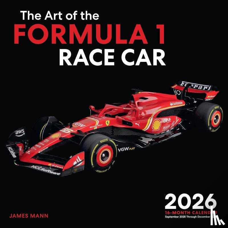 Mann, James - The Art of the Formula 1 Race Car 2026 16-Month Calendar
