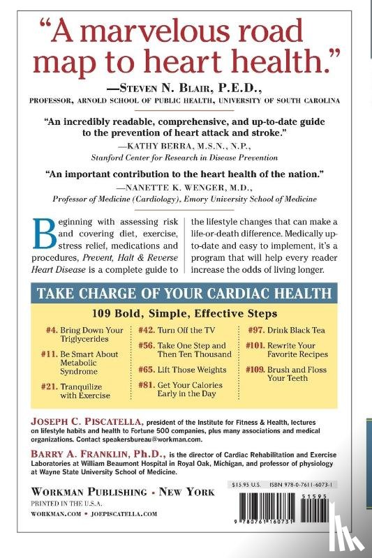 Franklin, Barry, C. Piscatella, Joseph - Prevent, Halt & Reverse Heart Disease