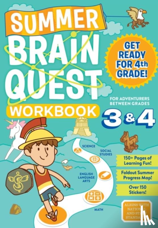 Piddock, Claire, Walker, Persephone, Publishing, Workman - Summer Brain Quest: Between Grades 3 & 4