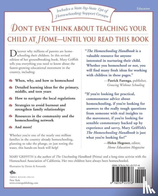 Griffith, Mary - The Homeschooling Handbook