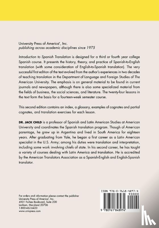 Child, Jack - Introduction to Spanish Translation