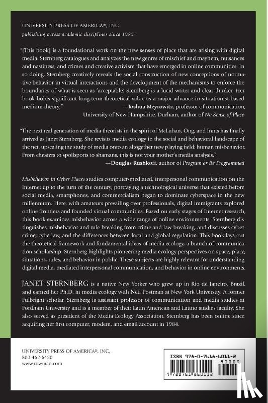 Sternberg, Janet - Misbehavior in Cyber Places