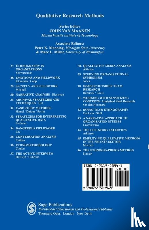 Stewart, Alex - The Ethnographer's Method