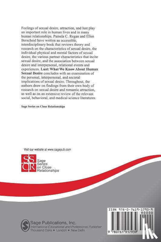 Regan, Pamela C., Berscheid, Ellen S. - Lust