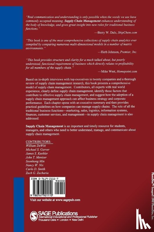  - Supply Chain Management