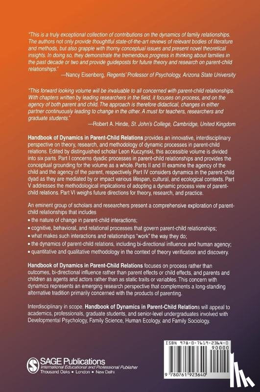  - Handbook of Dynamics in Parent-Child Relations