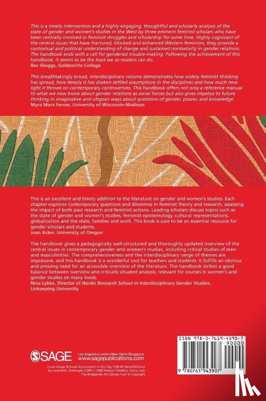  - Handbook of Gender and Women's Studies