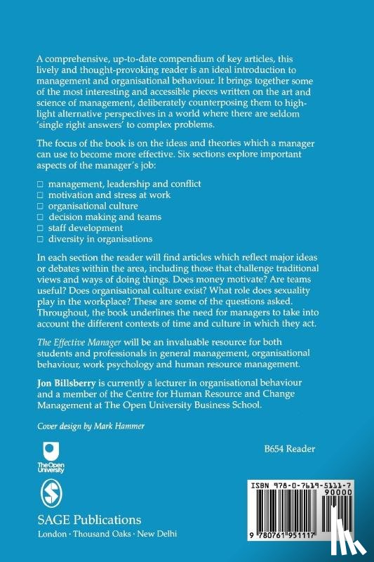  - The Effective Manager