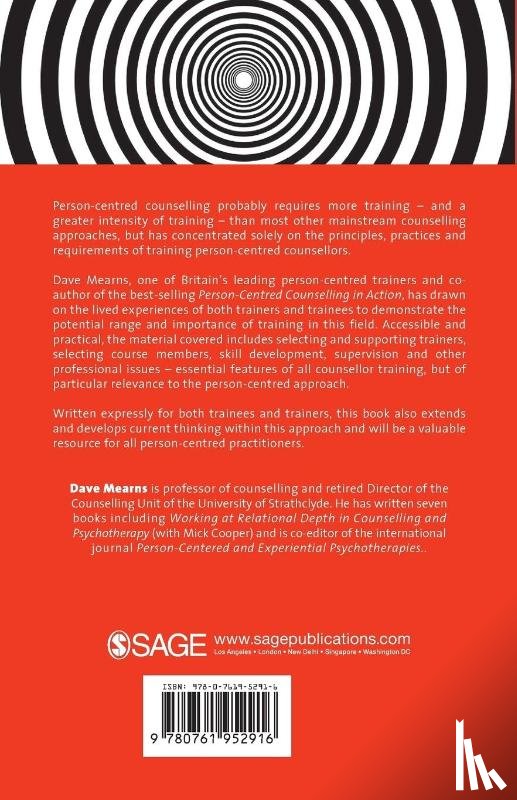 Mearns, Dave - Person-Centred Counselling Training