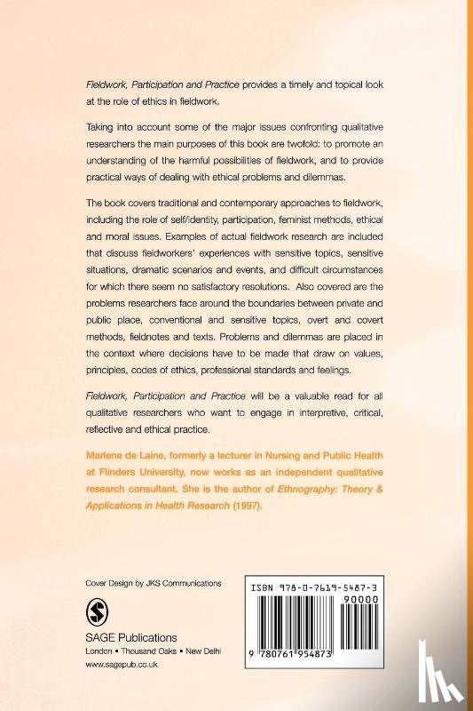 de Laine, Marlene - Fieldwork, Participation and Practice