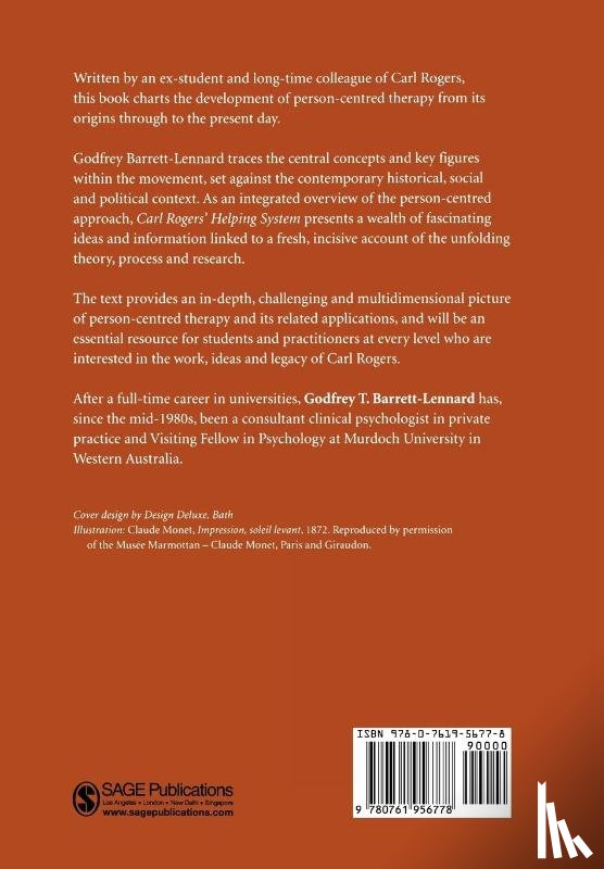 Barrett-Lennard, Godfrey T - Carl Rogers' Helping System