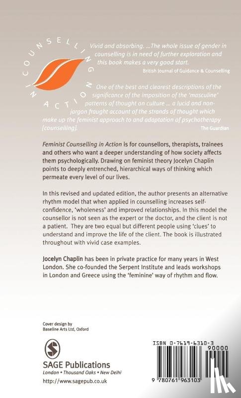 Chaplin, Jocelyn - Feminist Counselling in Action