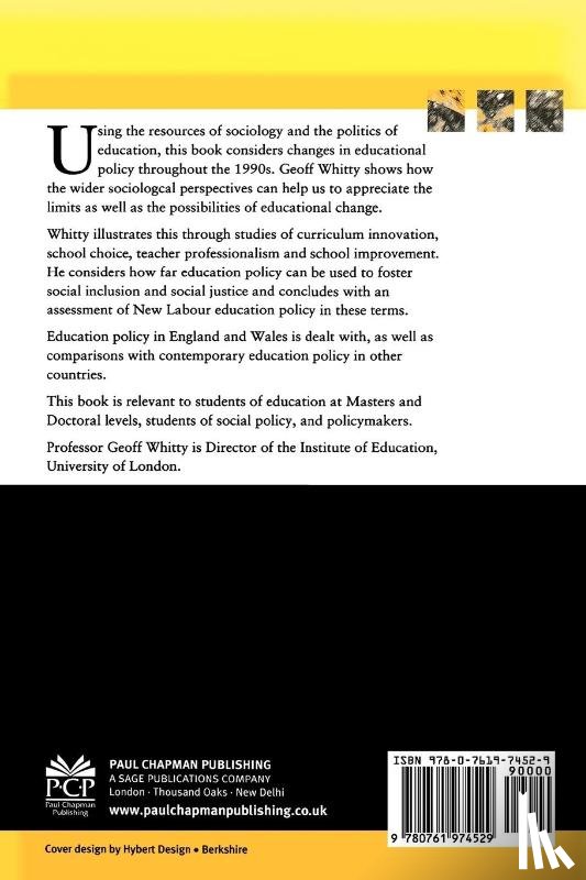 Whitty, Geoff - Making Sense of Education Policy