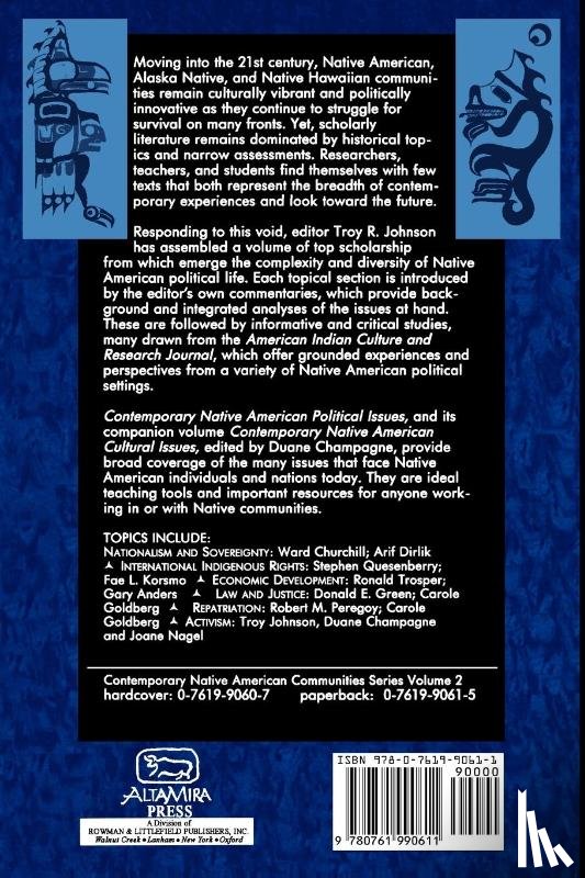  - Contemporary Native American Political Issues