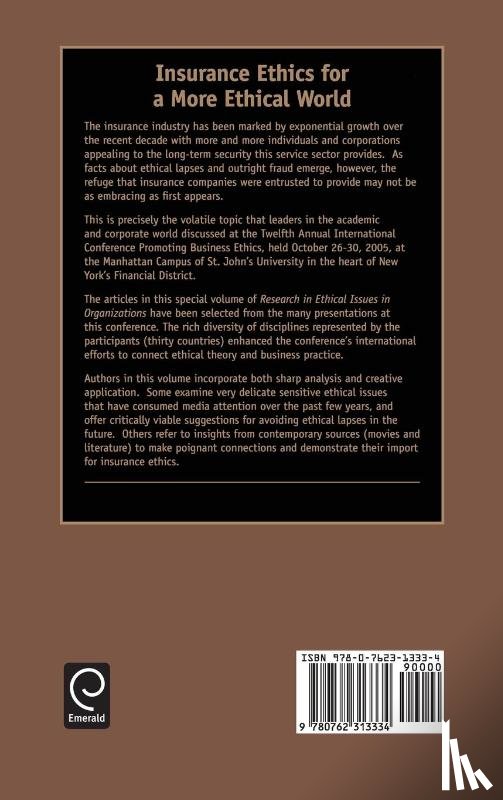  - Insurance Ethics for a More Ethical World