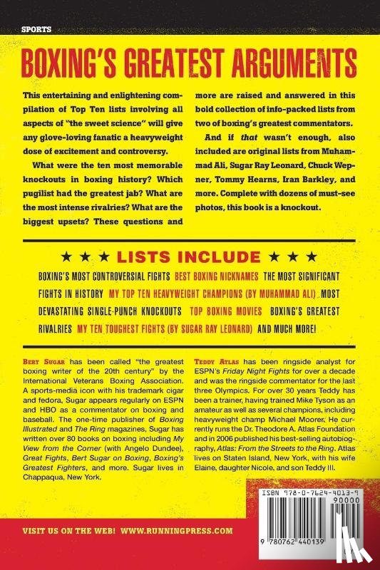 Sugar, Bert, Atlas, Teddy - The Ultimate Book of Boxing Lists