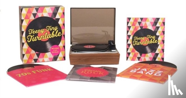 Running Press - Teeny-Tiny Turntable: Includes 3 Mini-Lps to Play! [With Battery]