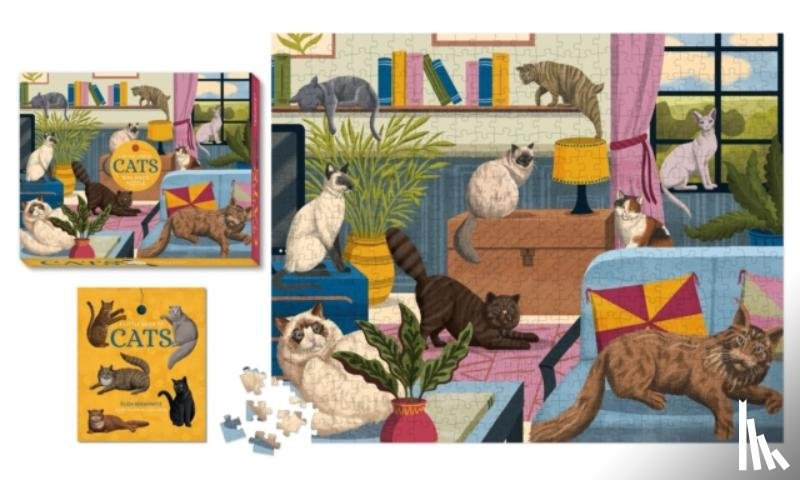Berkowitz, Eliza - For the Love of Cats 500-Piece Puzzle