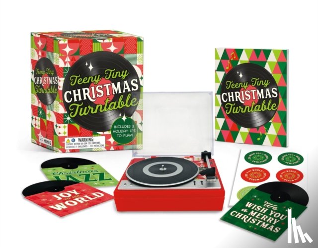 Shiverdecker, Matt - Teeny-Tiny Christmas Turntable: Includes 3 Holiday Lps to Play! [With Battery]