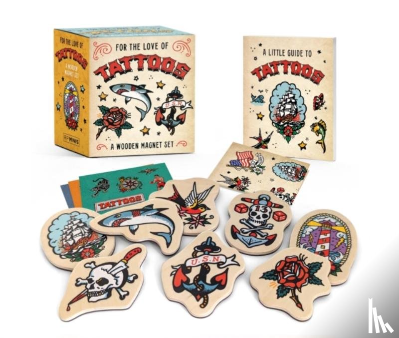 Hutter, Verena - For the Love of Tattoos: A Wooden Magnet Set