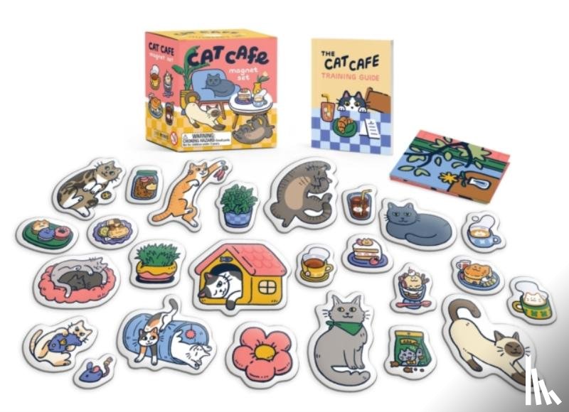 Stuart, Alasdair - Cat Cafe Magnet Set